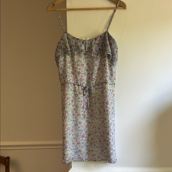 Joie Silk Spaghetti Strap Mini dress sundress Mosaic pattern Small EUC - Picture 1 of 7